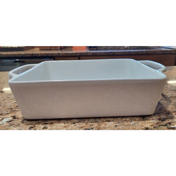 Crate & Barrel Stoneware Square 9 x 9 White - Picture 4 of 10